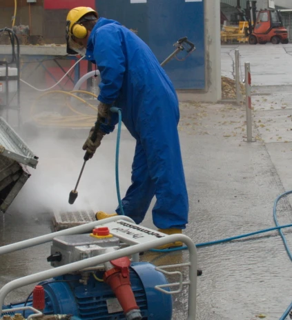 Dynajet scaffoldcleaning